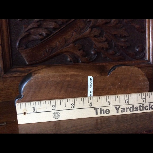 Vintage Hand Carved Wooden-Shelf Cat😺 - Picture 6 of 13